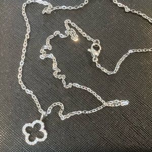 🌸925 Clover CZ  Necklace
